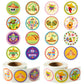 W1cwey 1000pcs Fiesta México Sticker Rolls(2 Rolls), 1.5*1.5 Inch 16 Design Cartoon Mexican Food Cinco De Mayo Dia De Muertos Stickers Self-Adhesive Decals Decorative Stickers for Mexican Theme Party