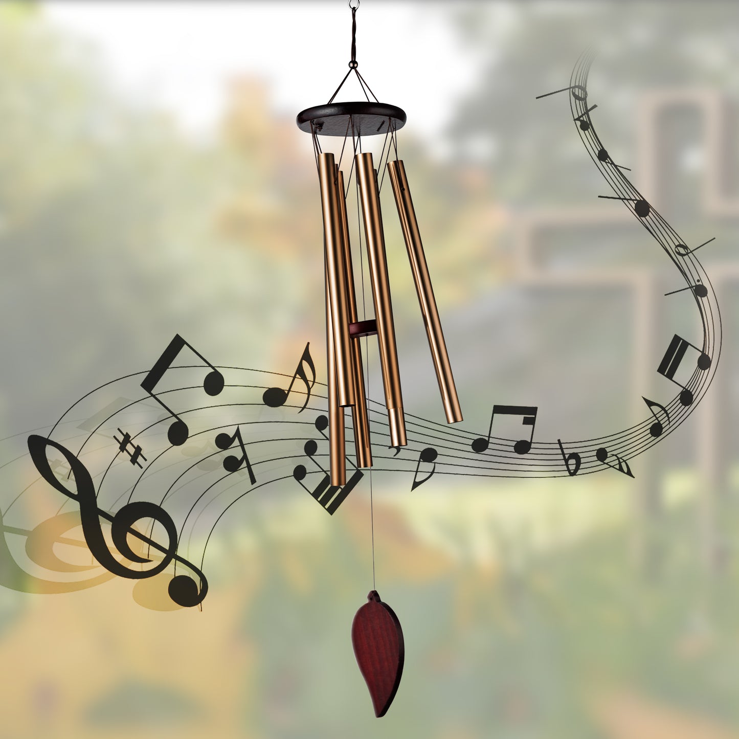 W1cwey Pet Memorial Wind Chime Sympathy Gift for Pet Owner to Remember Loss of Pets 6 Tubes Pet Remembrance Wind Chimes with Paw Print for Outdoor Garden Yard Deep Tone Chimes Decor