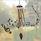 W1cwey Pet Memorial Wind Chime Sympathy Gift for Pet Owner to Remember Loss of Pets 6 Tubes Pet Remembrance Wind Chimes with Paw Print for Outdoor Garden Yard Deep Tone Chimes Decor