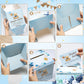 W1cwey 50pcs Blue Bear Diaper Raffle Tickets with Diaper Raffle Card Box Bear Theme Flowers Balloons Decorative Bring a Pack of Diapers Double Sided Card Baby Shower Birthday Party Decoration Supplies