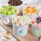 W1cwey 1000pcs Ice Cream Sticker Rolls(2 rolls), 1.5 Inch 16 Design Cartoon Summer Theme Ice Cream Sticker with Smile Face Cute Self-Adhesive Decals Decorative Stickers for Kids Rewards Party Supplies